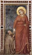 GIOTTO di Bondone Mary Magdalene and Cardinal Pontano France oil painting artist